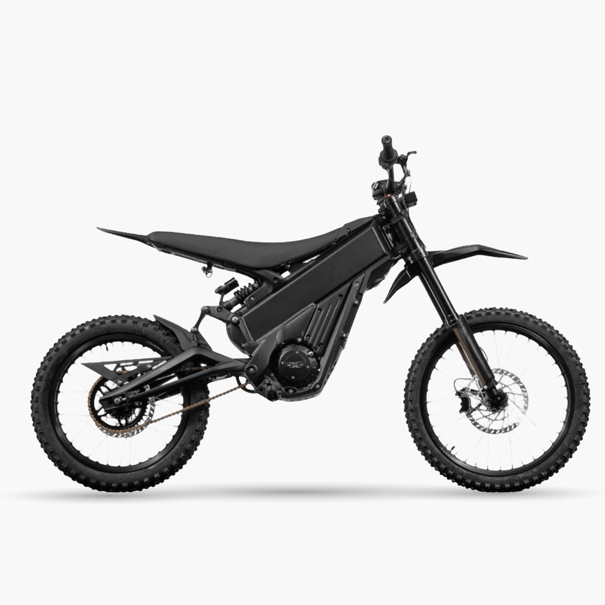 טלריה XXX PRO TALARIA XXX PRO אופנוע שטח חשמלי שחור, מבט צד