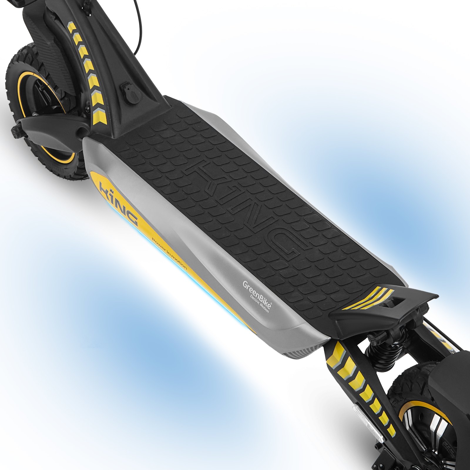 משטח הרגליים של הקורקינט החשמלי GreenBike KING PRO