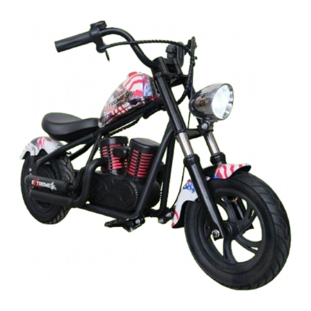 אופנוע חשמלי לילדים EXTREME RIDER 24V דגל ארה"ב